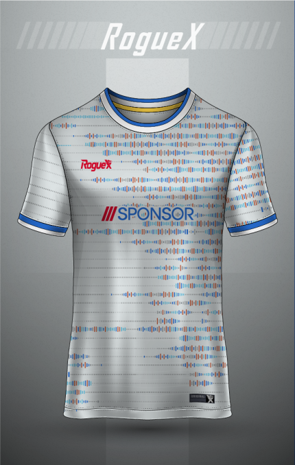 Sonic Wave Data Pulse Custom Shirt - Grey