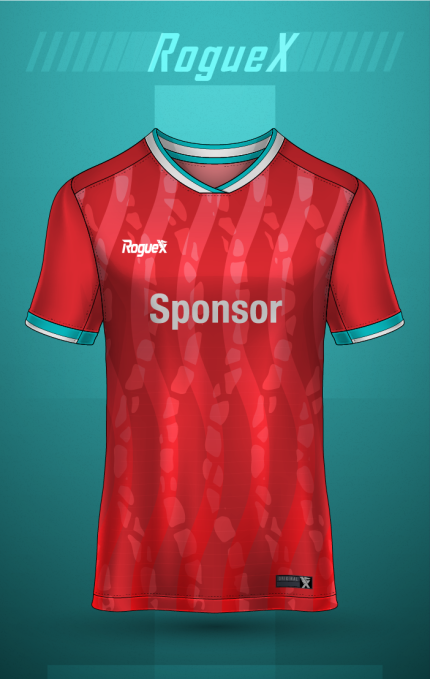 Viper Wave Camo Jersey - Red/Crimson